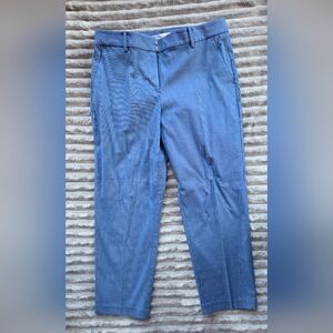 NWT LOFT Riviera Slim Blue Dress Pants / Trousers Size 8